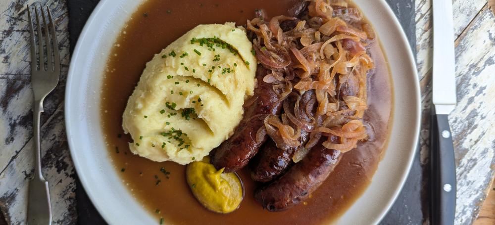 BANGERS & BONE MARROW MASH: A GREAT BRITISH LOVE AFFAIR