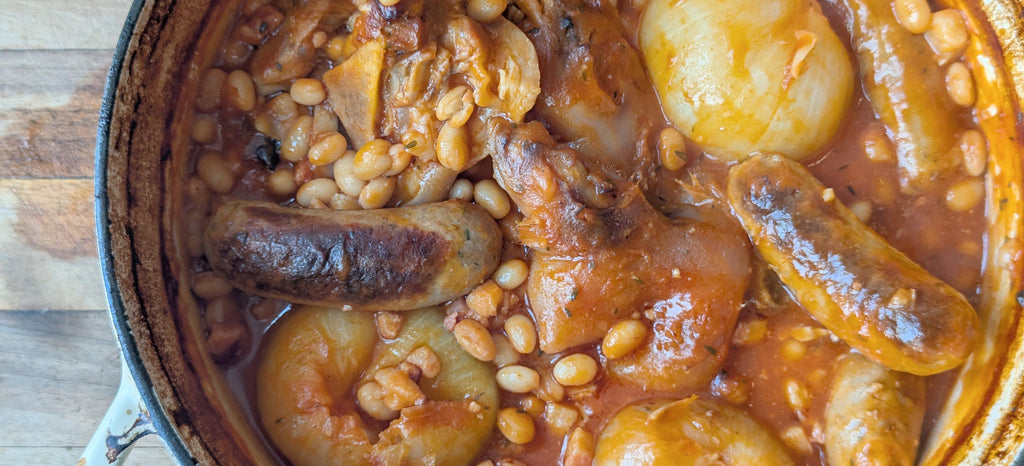 PROPER BAKED BEANS WITH SUPPER PIGS ON TOAST