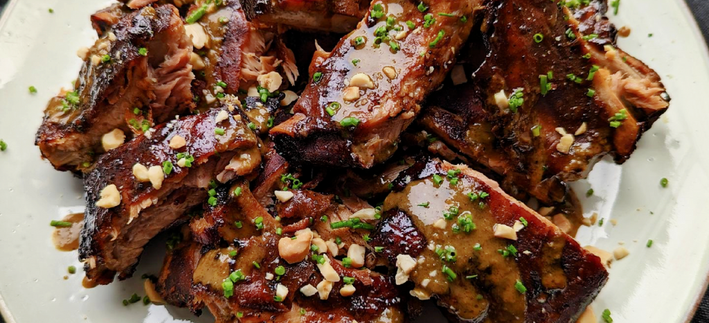 PEANUT & COFFEE BLAK RIBS BY CHEF MATTHEW BURGESS