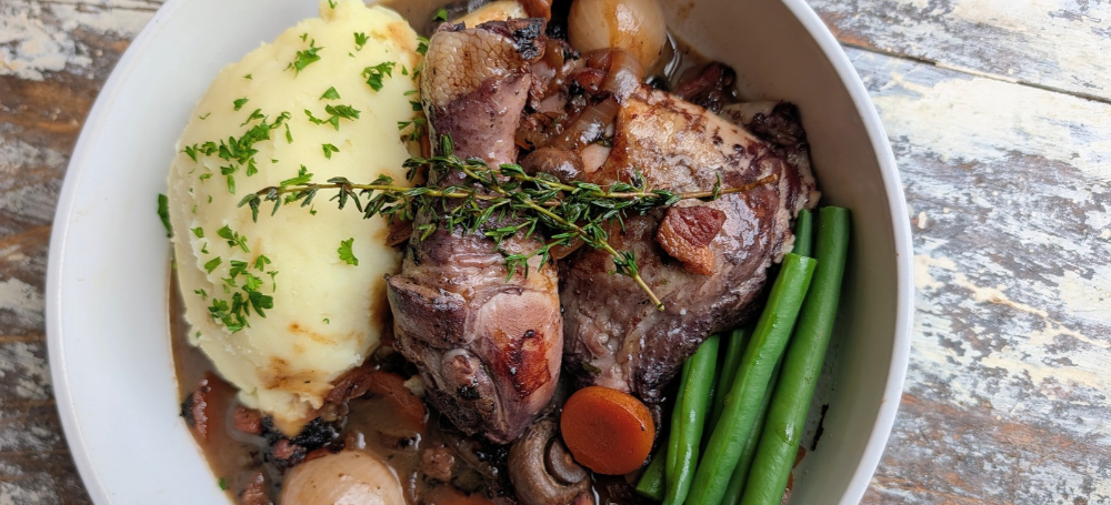 COQ AU VIN: AUTUMN IN A POT