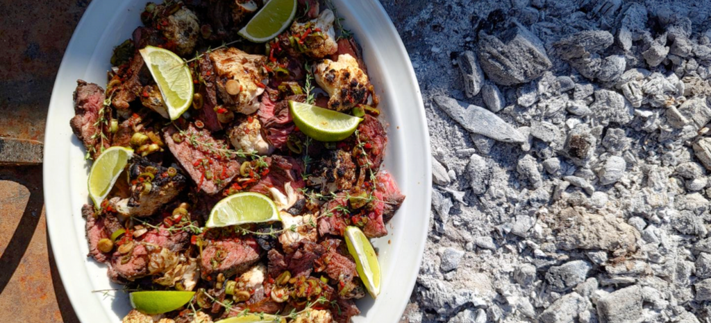 RICHARD H. TURNER'S JERKED STEAK AND CAULIFLOWER