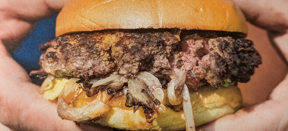 NATIONAL BURGER DAY: MUSTARD FRIED ONION BURGER